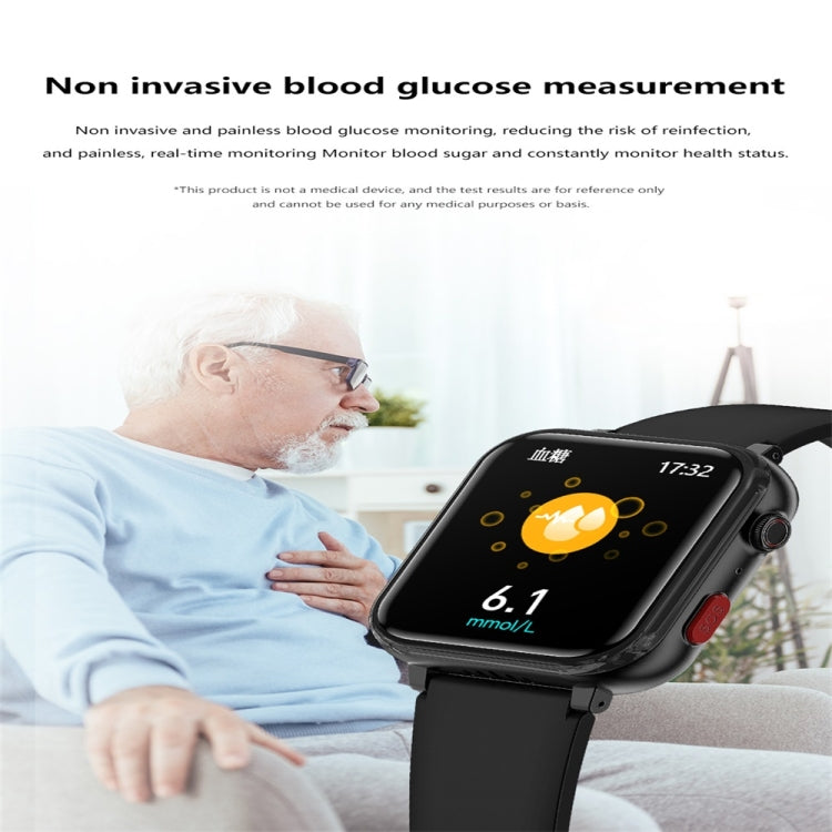 G18 1.83 inch Color Screen Smart Watch Silicone Strap, Support  Noninvasive Blood Sugar / Uric Acid(Blue) - Smart Watches by PMC TechLife | Online Shopping South Africa | PMC TechLife | Buy Now Pay Later Mobicred