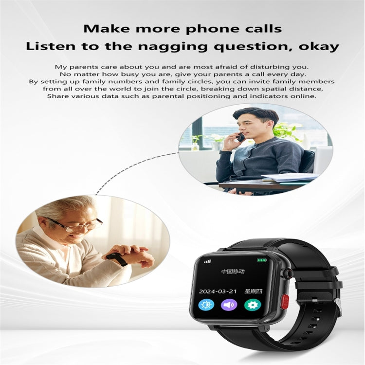 G18 1.83 inch Color Screen Smart Watch Leather Strap, Support  Noninvasive Blood Sugar / Uric Acid(Black) - Smart Watches by PMC Jewellery | Online Shopping South Africa | PMC Jewellery | Buy Now Pay Later Mobicred