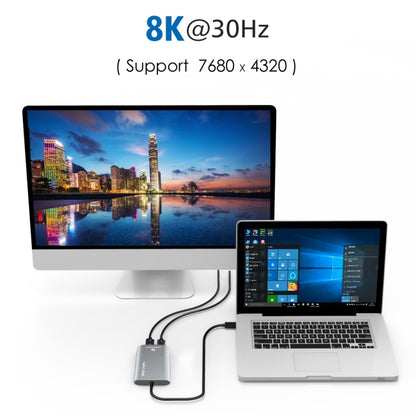 WAVLINK UTA21D DP 4K/5K/8K Video Thunderbolt 3 Type-C to Dual DisplayPort  Adapter -  by WAVLINK | Online Shopping South Africa | PMC Jewellery | Buy Now Pay Later Mobicred