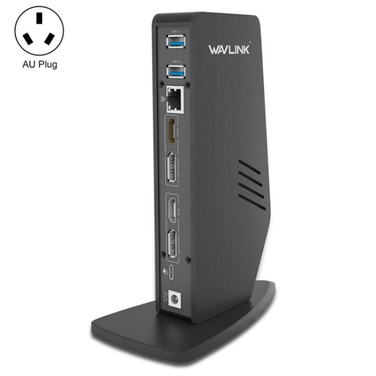 WAVLINK WL-UG69DK5 Laptop Dual 5K / 4K 60Hz Monitor Adapter USB 3.0 Docking Station, Plug:AU Plug - free shipping - PMC TechLife - Order now!