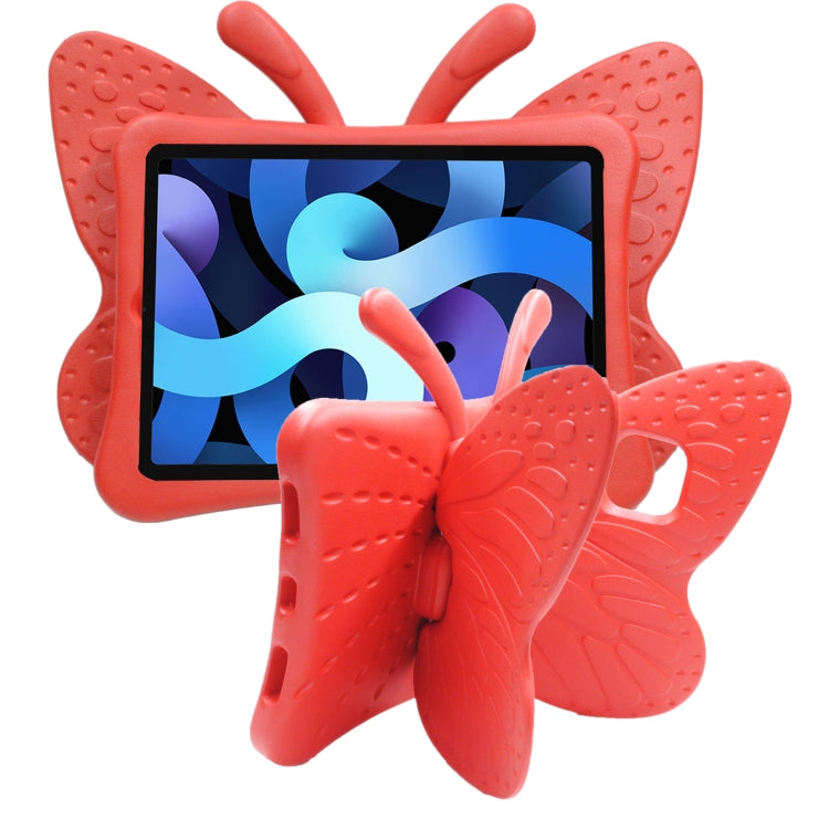 For iPad Pro 11 2024 Butterfly Bracket Kids EVA Shockproof Tablet Case(Red) - iPad Pro 11 2024 Cases by PMC TechLife | Online Shopping South Africa | PMC TechLife | Buy Now Pay Later Mobicred