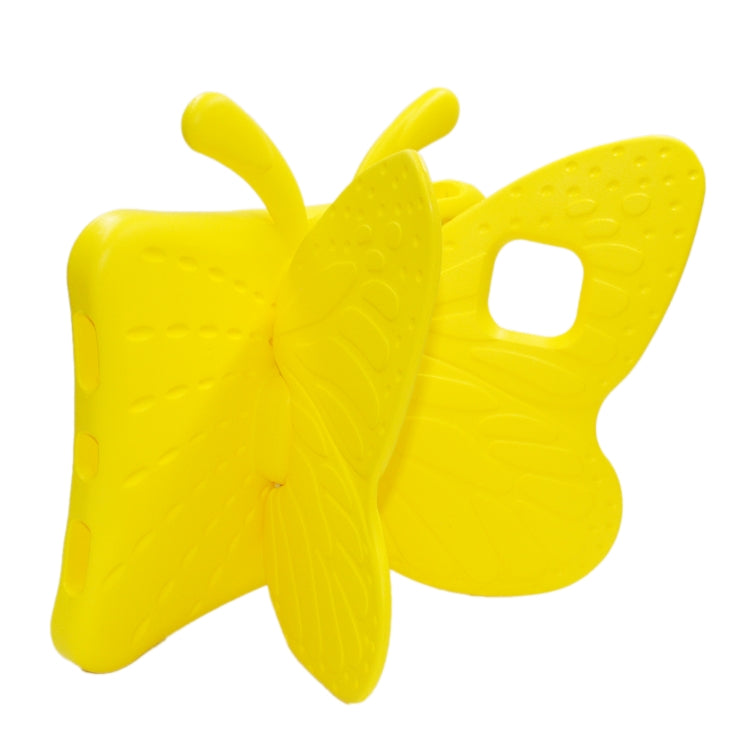 For iPad Pro 11 2024 Butterfly Bracket Kids EVA Shockproof Tablet Case(Yellow) - free shipping - PMC TechLife - Order now!