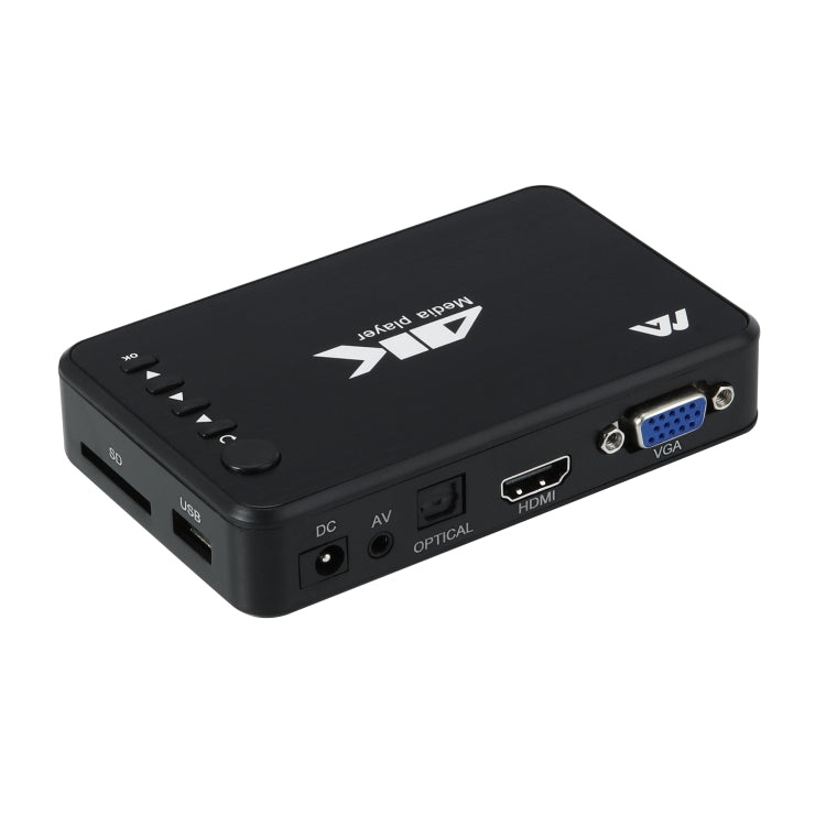 4K 30HZ HDD Player AV+VGA+HDMI SD Card U Disk Player(US) - free shipping - PMC TechLife - Order now!