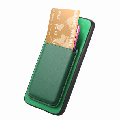 For Xiaomi Redmi K70 / K70 Pro 5G Retro Magsafe Card Bag PU Back Cover Phone Case(Green) - K70 Pro Cases by PMC Jewellery | Online Shopping South Africa | PMC Jewellery | Buy Now Pay Later Mobicred