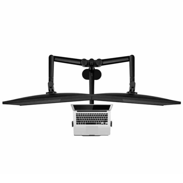 OL-10T Clip-on Desktop Stand Dual Computer Monitor Riser Bracket Laptop Holder - Laptop Stand by PMC Jewellery | Online Shopping South Africa | PMC Jewellery | Buy Now Pay Later Mobicred