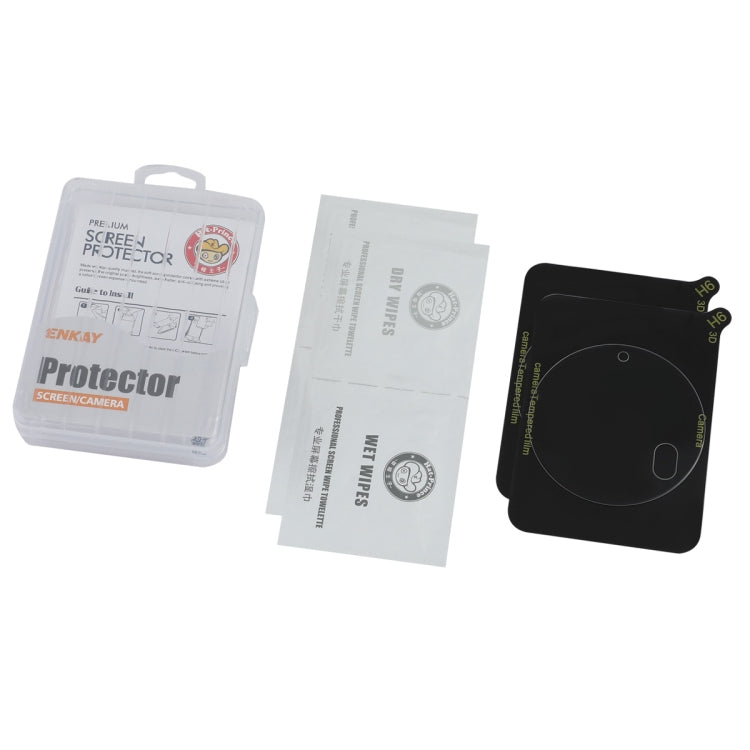 For Honor X50 Pro / Magic6 Pro 2pcs ENKAY 9H Rear Camera Lens Tempered Glass Film(Transparent) - Honor Tempered Glass by ENKAY | Online Shopping South Africa | PMC Jewellery | Buy Now Pay Later Mobicred