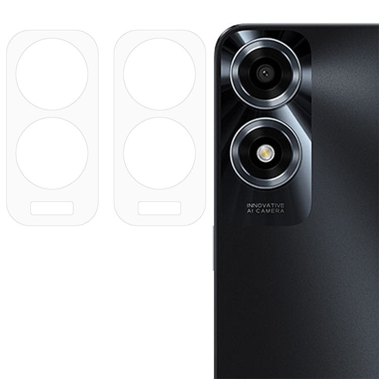 For OPPO A2x 5G 2pcs ENKAY 9H Rear Camera Lens Tempered Glass Film(Transparent) - OPPO Tempered Glass by ENKAY | Online Shopping South Africa | PMC TechLife | Buy Now Pay Later Mobicred