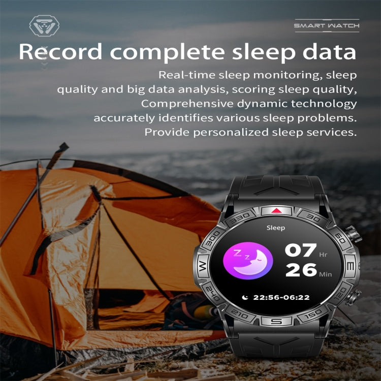 KC80 1.43 inch Color Screen Smart Watch, Support AI Voice Assistant / Bluetooth Call(Black) - Smart Watches by PMC TechLife | Online Shopping South Africa | PMC TechLife | Buy Now Pay Later Mobicred
