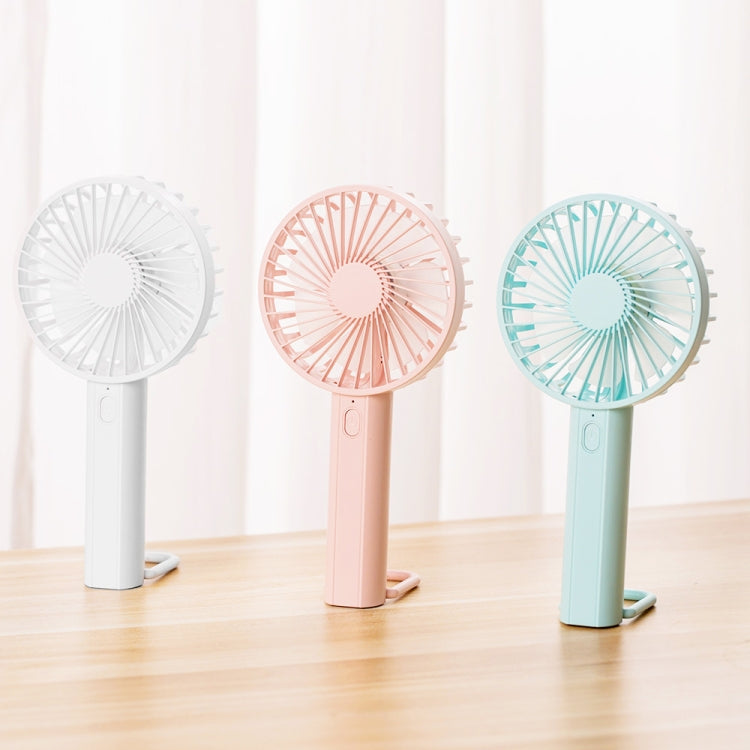 F35 With Hanging Hole Rechargeable Cooling Fan Powerful Handheld Fan 1200mAh Desk Fan(Pink) - Electric Fans by PMC TechLife | Online Shopping South Africa | PMC TechLife | Buy Now Pay Later Mobicred