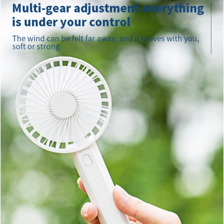 F35 With Hanging Hole Rechargeable Cooling Fan Powerful Handheld Fan 1200mAh Desk Fan(Baby Blue) - Electric Fans by PMC TechLife | Online Shopping South Africa | PMC TechLife | Buy Now Pay Later Mobicred