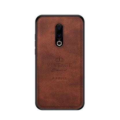 PINWUYO Shockproof Waterproof Full Coverage PC + TPU + Skin Protective Case for Meizu 16th(Brown) - Meizu by PINWUYO | Online Shopping South Africa | PMC Jewellery | Buy Now Pay Later Mobicred