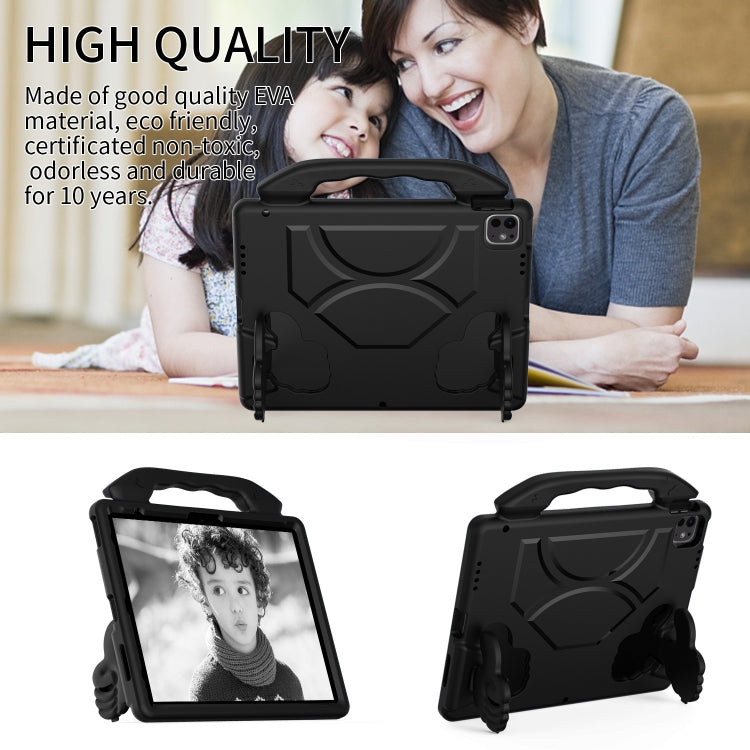 For iPad Pro 13 2024 Children EVA Shockproof Tablet Case with Thumb Bracket(Black) - iPad Pro 13 2024 Cases by PMC TechLife | Online Shopping South Africa | PMC TechLife | Buy Now Pay Later Mobicred