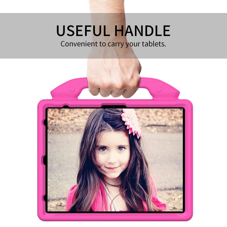 For iPad Pro 13 2024 Children EVA Shockproof Tablet Case with Thumb Bracket(RoseRed) - iPad Pro 13 2024 Cases by PMC TechLife | Online Shopping South Africa | PMC TechLife | Buy Now Pay Later Mobicred