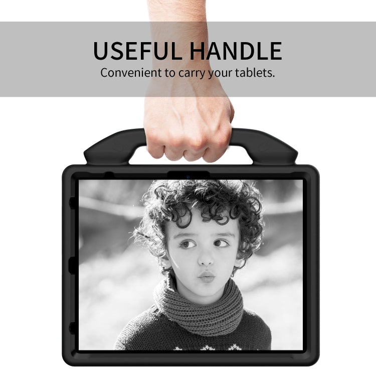 For iPad Air 13 2025 / 2024 Children EVA Shockproof Tablet Case with Thumb Bracket(Black) - iPad Air 13 2025 / 2024 Cases by PMC TechLife | Online Shopping South Africa | PMC TechLife | Buy Now Pay Later Mobicred
