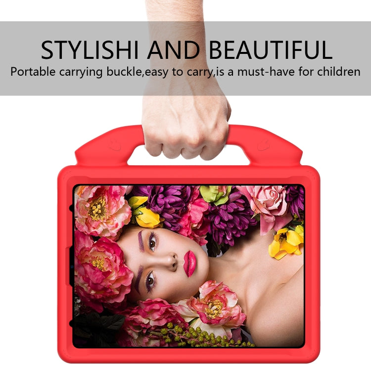 For iPad Air 13 2024 Children EVA Shockproof Tablet Case with Thumb Bracket(Red) - iPad Air 13 2024 Cases by PMC Jewellery | Online Shopping South Africa | PMC Jewellery | Buy Now Pay Later Mobicred