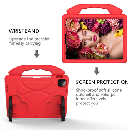 For iPad Air 13 2024 Children EVA Shockproof Tablet Case with Thumb Bracket(Red) - iPad Air 13 2024 Cases by PMC Jewellery | Online Shopping South Africa | PMC Jewellery | Buy Now Pay Later Mobicred