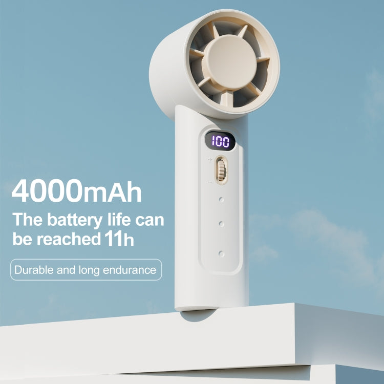 FC1 100 Wind Speed Levels Summer Cooler Desktop Fan Turbine Handheld Fan(Black) - Electric Fans by PMC TechLife | Online Shopping South Africa | PMC TechLife | Buy Now Pay Later Mobicred