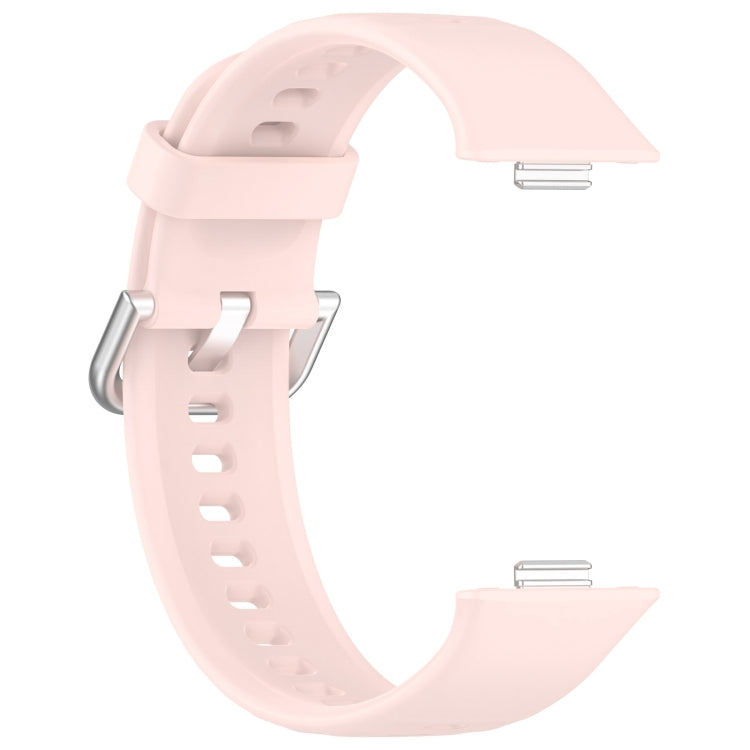 For Huawei Watch Fit3 Silicone Soft Watch Band + Clear Watch Protective Case Set(Pink) - free shipping - PMc TechLife - Order now!