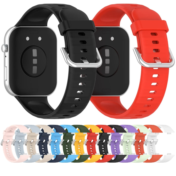For Huawei Watch Fit3 Silicone Soft Watch Band + Clear Watch Protective Case Set(Midnight Blue) - free shipping - PMc TechLife - Order now!