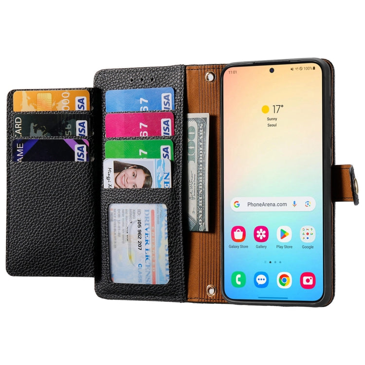 For Samsung Galaxy S25+ 5G Love Zipper Lanyard Leather Phone Case(Black) - Galaxy S25+ 5G Cases by PMC TechLife | Online Shopping South Africa | PMC TechLife | Buy Now Pay Later Mobicred
