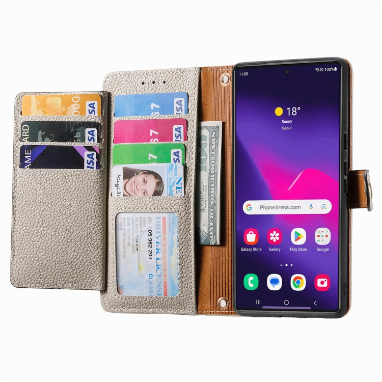 For Samsung Galaxy S25 Ultra 5G Love Zipper Lanyard Leather Phone Case(Gray) - Galaxy S25 Ultra 5G Cases by PMC TechLife | Online Shopping South Africa | PMC TechLife | Buy Now Pay Later Mobicred