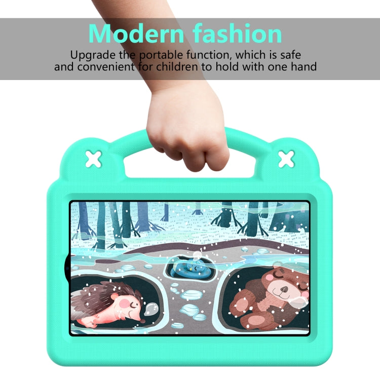 For Walmart Onn 7.0 Gen4 2024 Handle Kickstand Children EVA Shockproof Tablet Case(Mint Green) - Others by PMC TechLife | Online Shopping South Africa | PMC TechLife | Buy Now Pay Later Mobicred