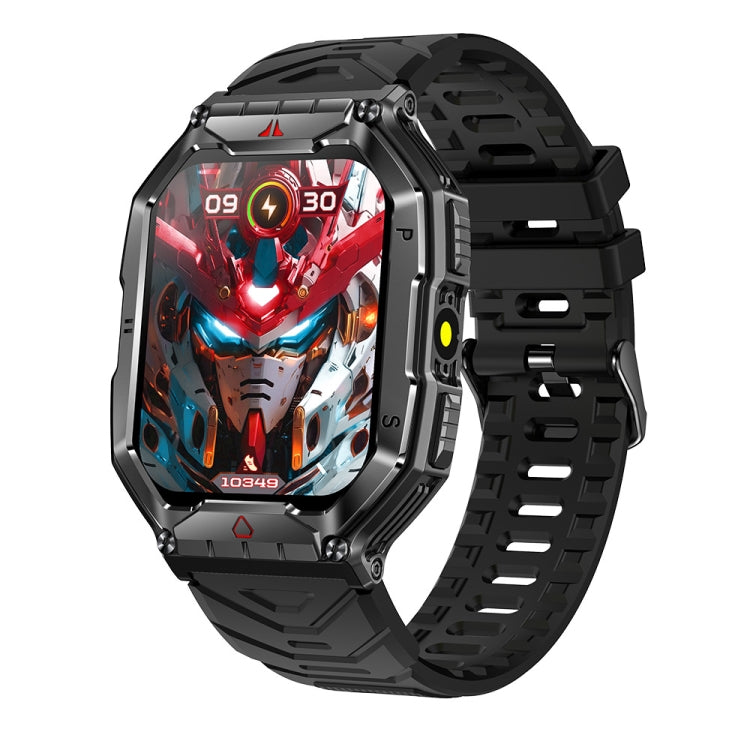 KR82 2.1 inch Color Screen Smart Watch, Support Bluetooth Call / Health Monitoring(Black) - Smart Wristbands by PMC TechLife | Online Shopping South Africa | PMC TechLife | Buy Now Pay Later Mobicred
