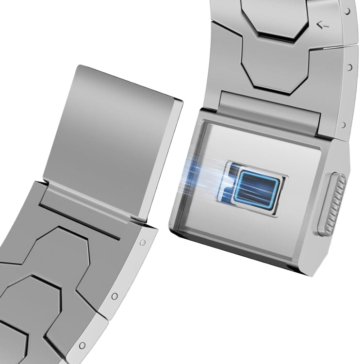 For Apple Watch SE 2023 44mm Norman Buckle Stainless Steel Watch Band(Silver) - free shipping - PMC TechLife - Order now!