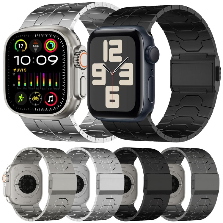 For Apple Watch SE 2023 44mm Norman Buckle Stainless Steel Watch Band(Silver) - free shipping - PMC TechLife - Order now!