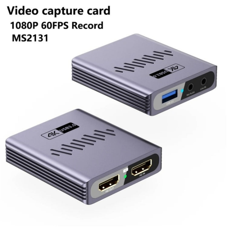 HC-V9 1080P HDMI Game Live Streaming Recording Adapter USB3.0 4K HD Video Capture Card - Video Capture Solutions by PMC TechLife | Online Shopping South Africa | PMC TechLife | Buy Now Pay Later Mobicred