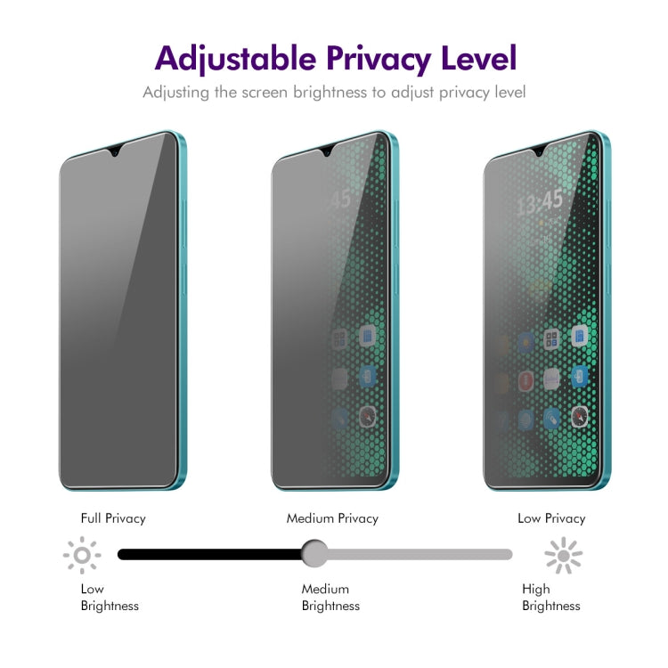 For Tecno Spark 9 Pro 5pcs ENKAY Hat-Prince 28 Degree Anti-peeping Privacy Tempered Glass Film - Others by ENKAY | Online Shopping South Africa | PMC Jewellery | Buy Now Pay Later Mobicred