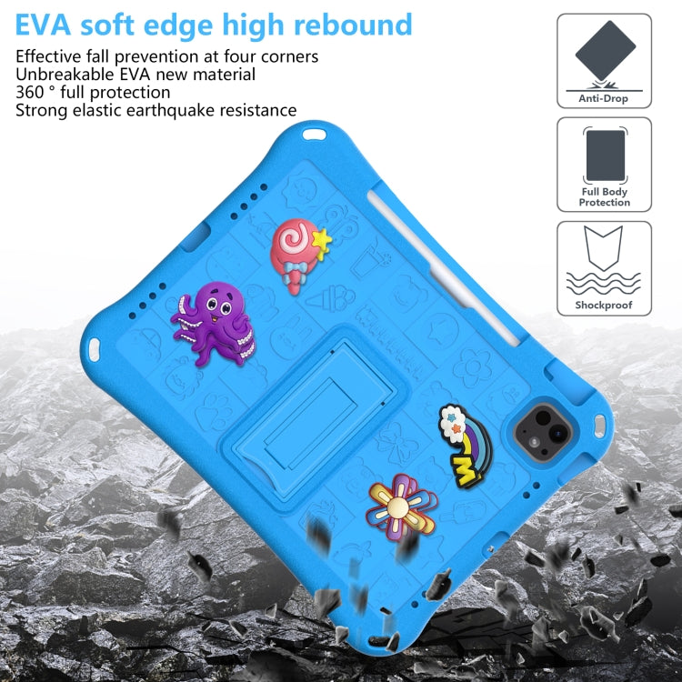 For iPad Air 11 2025 / 2024 Hi Baby EVA Full Body Tablet Case with Strap(Sky Blue) - iPad Air 11 2025 / 2024 Cases by PMC TechLife | Online Shopping South Africa | PMC TechLife | Buy Now Pay Later Mobicred