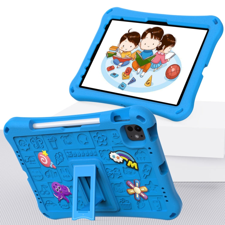 For iPad Air 11 2025 / 2024 Hi Baby EVA Full Body Tablet Case with Strap(Sky Blue) - iPad Air 11 2025 / 2024 Cases by PMC TechLife | Online Shopping South Africa | PMC TechLife | Buy Now Pay Later Mobicred