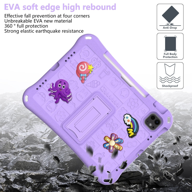 For iPad Pro 11 2024 Hi Baby EVA Full Body Tablet Case with Strap(Light Purple) - iPad Pro 11 2024 Cases by PMC TechLife | Online Shopping South Africa | PMC TechLife | Buy Now Pay Later Mobicred