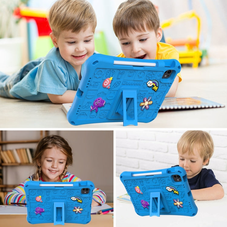 For iPad Pro 11 2024 Hi Baby EVA Full Body Tablet Case with Strap(Sky Blue) - iPad Pro 11 2024 Cases by PMC TechLife | Online Shopping South Africa | PMC TechLife | Buy Now Pay Later Mobicred