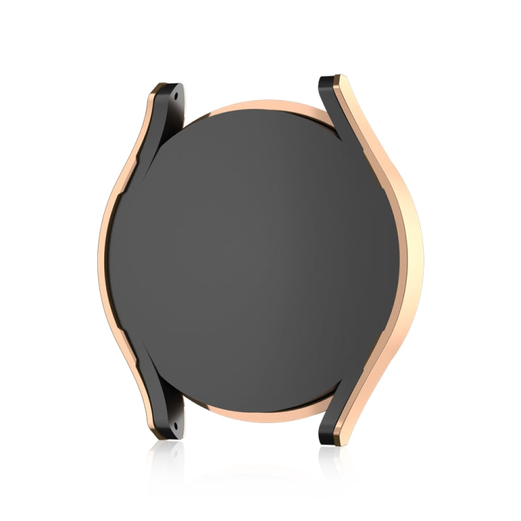 For Samsung Galaxy Watch 7 40mm Single Diamond Hollow PC Watch Protective Case(Black) - Watch Cases by PMC TechLife | Online Shopping South Africa | PMC TechLife | Buy Now Pay Later Mobicred