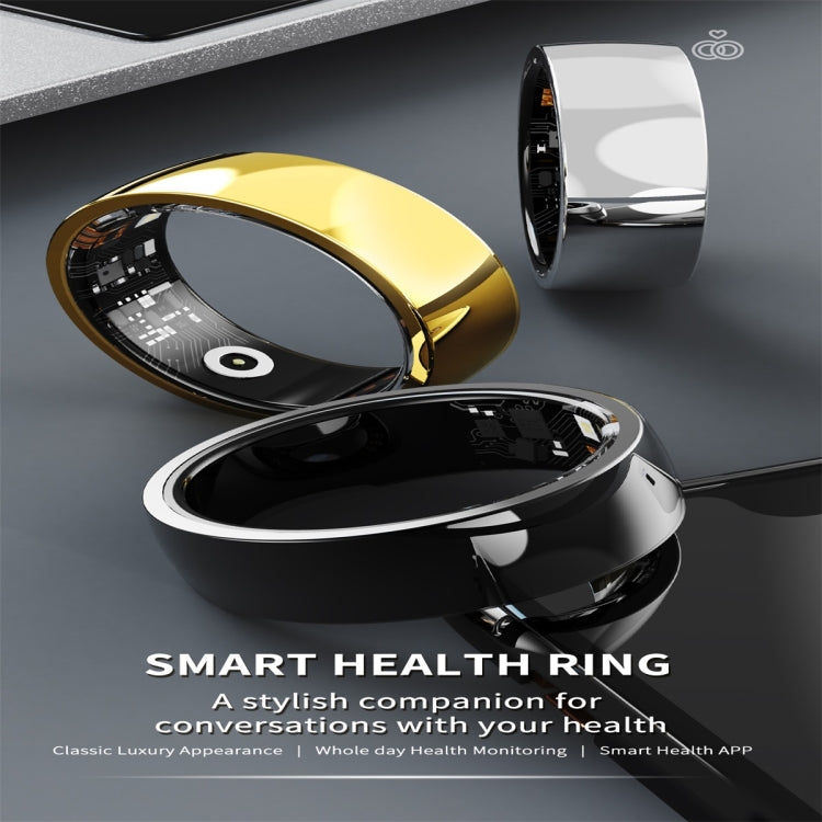 R09M SIZE 18 Smart Ring, Support Health Monitoring / Care For Families(Silver) - Smart Rings / Smart Telephones by PMC TechLife | Online Shopping South Africa | PMC TechLife | Buy Now Pay Later Mobicred
