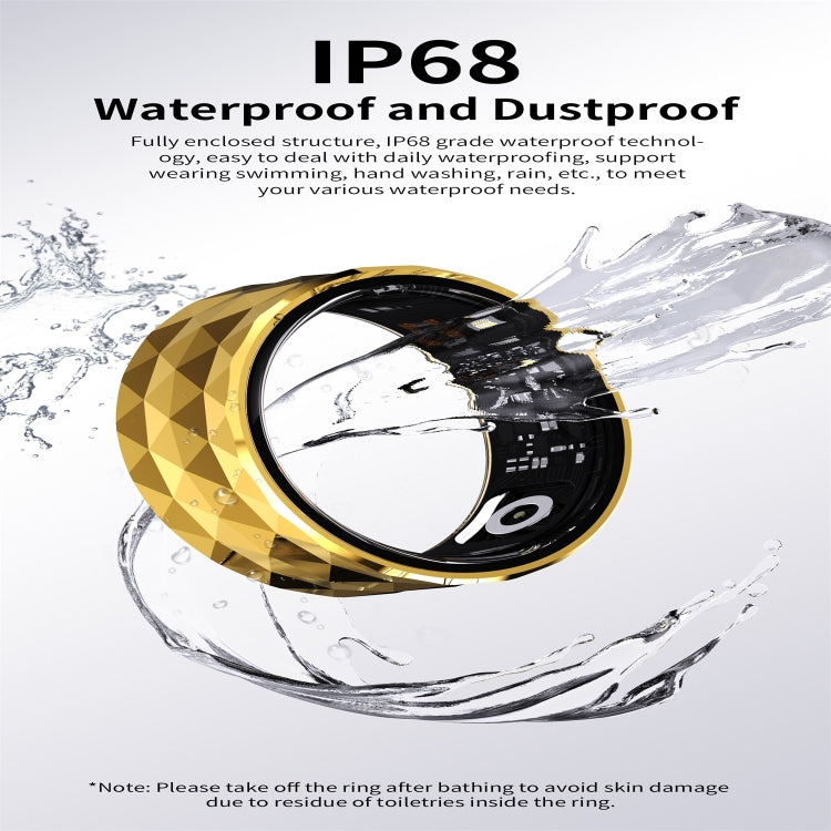 R12M SIZE 20 Smart Ring, Support Health Monitoring / Multiple Exercise Modes(Gold) - Smart Rings / Smart Telephones by PMC TechLife | Online Shopping South Africa | PMC TechLife | Buy Now Pay Later Mobicred