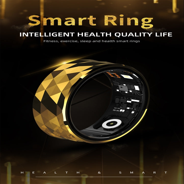 R12M SIZE 22 Smart Ring, Support Health Monitoring / Multiple Exercise Modes(Black) - Smart Rings / Smart Telephones by PMC TechLife | Online Shopping South Africa | PMC TechLife | Buy Now Pay Later Mobicred