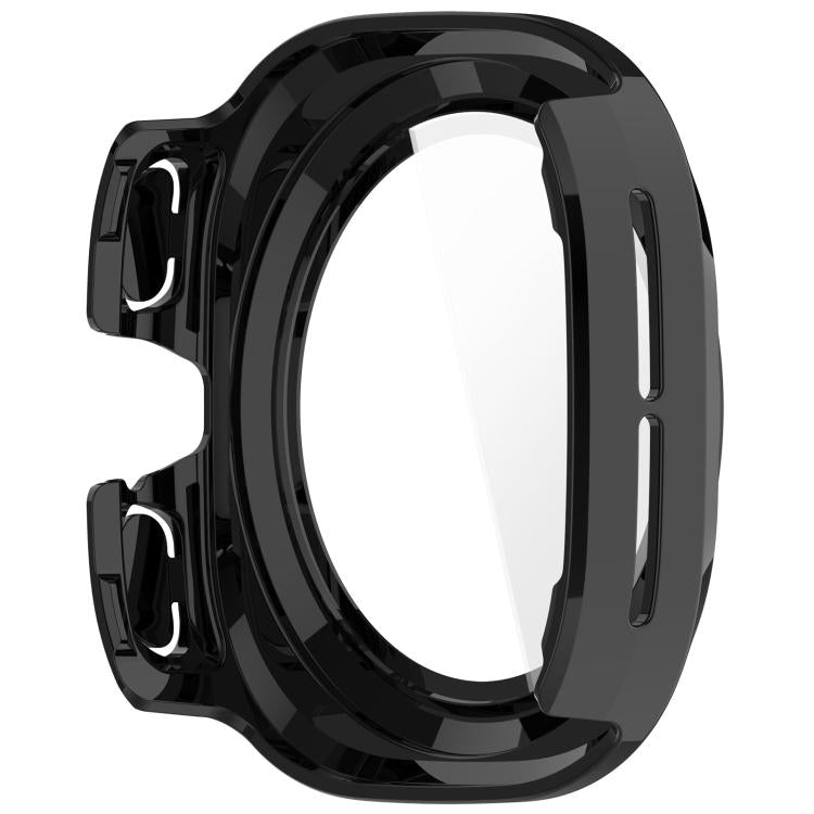 For Samsung Galaxy Watch Ultra 47mm PC+Tempered Film Integrated Waterproof Watch Protective Case(Black) - Watch Cases by PMC TechLife | Online Shopping South Africa | PMC TechLife | Buy Now Pay Later Mobicred