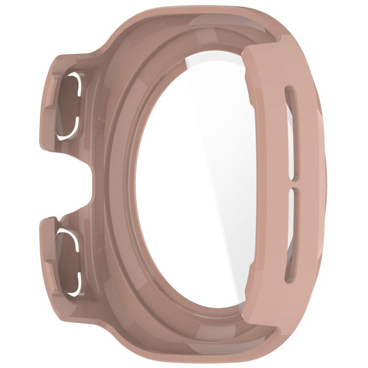 For Samsung Galaxy Watch Ultra 47mm PC+Tempered Film Integrated Waterproof Watch Protective Case(Pink) - Watch Cases by PMC TechLife | Online Shopping South Africa | PMC TechLife | Buy Now Pay Later Mobicred