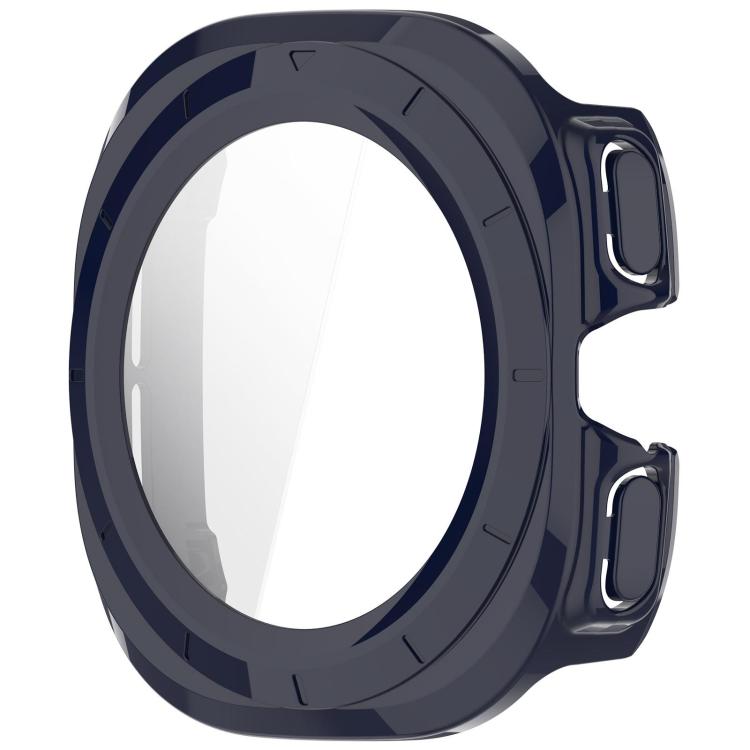 For Samsung Galaxy Watch Ultra 47mm PC+Tempered Film Integrated Waterproof Watch Protective Case(Dark Blue) - free shipping - PMC Jewellery - Order now!