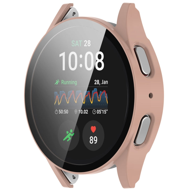 For Samsung Galaxy Watch 7 44mm Tempered Film Integrated Waterproof PC Watch Protective Cover(Pink) - free shipping - PMC TechLife - Order now!