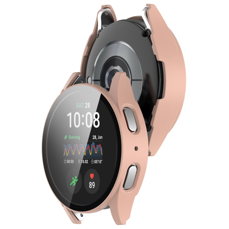 For Samsung Galaxy Watch 7 44mm Tempered Film Integrated Waterproof PC Watch Protective Cover(Pink) - free shipping - PMC TechLife - Order now!