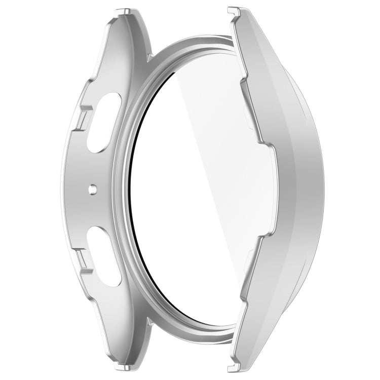 For Samsung Galaxy Watch 7 44mm Tempered Film Integrated Waterproof PC Watch Protective Cover(Silver) - free shipping - PMC TechLife - Order now!