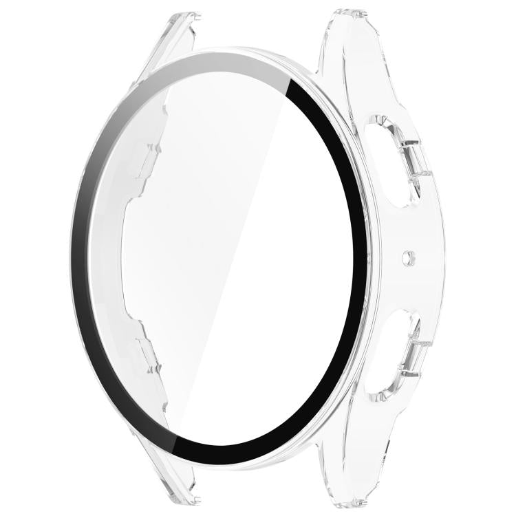 For Samsung Galaxy Watch 7 40mm Tempered Film Integrated Waterproof PC Watch Protective Cover(Transparent) - free shipping - PMC TechLife - Order now!