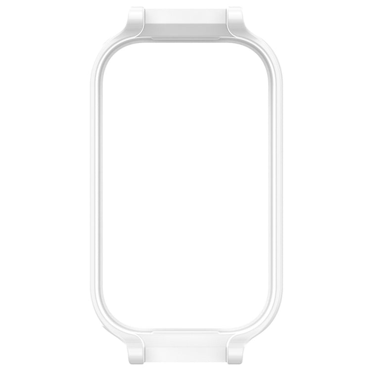 For Xiaomi Smart Band 8 Active Half Pack PC Watch Protective Case(White) - Watch Cases by PMC TechLife | Online Shopping South Africa | PMC TechLife | Buy Now Pay Later Mobicred