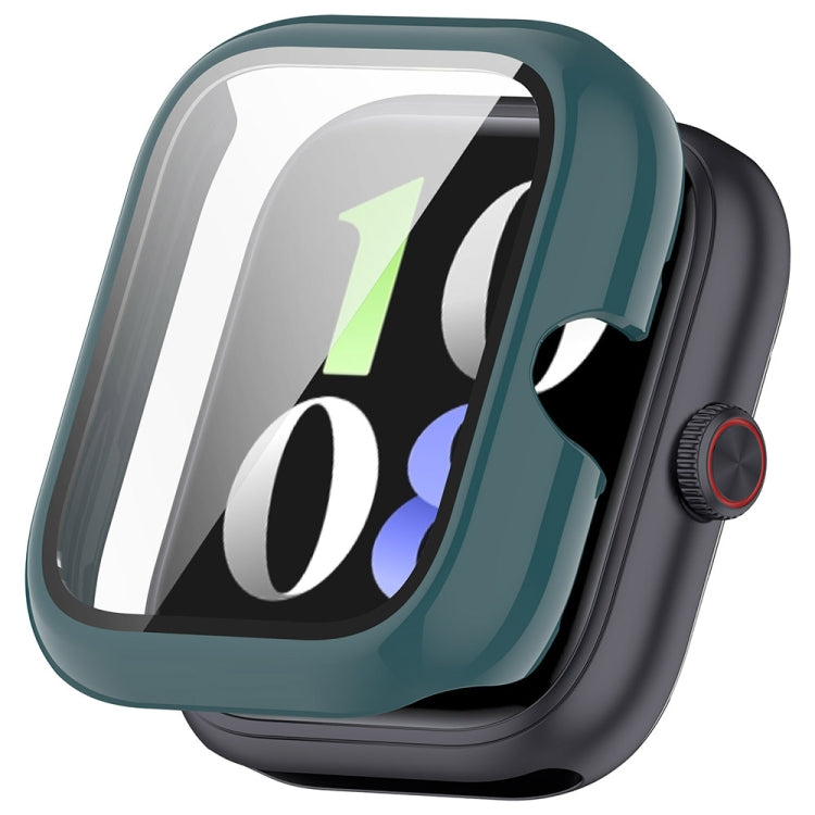 For vivo Watch GT PC + Tempered Glass Film Integrated Watch Protective Case(Pine Green) - Watch Case by PMC TechLife | Online Shopping South Africa | PMC TechLife | Buy Now Pay Later Mobicred