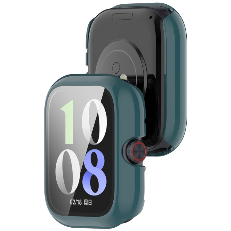 For vivo Watch GT PC + Tempered Glass Film Integrated Watch Protective Case(Pine Green) - Watch Case by PMC TechLife | Online Shopping South Africa | PMC TechLife | Buy Now Pay Later Mobicred