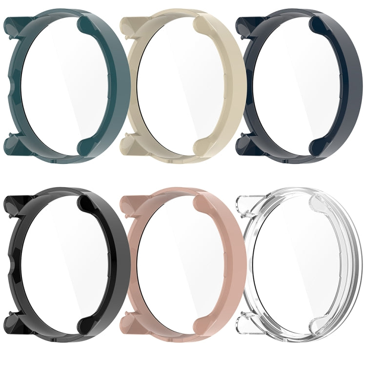 For Suunto Race PC + Tempered Glass Film Integrated Watch Protective Case(Black) - Watch Case by PMC TechLife | Online Shopping South Africa | PMC TechLife | Buy Now Pay Later Mobicred